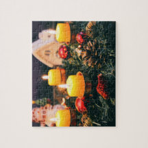 Puzzle de la bougie de Noël