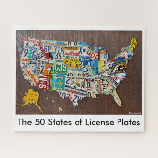 Puzzle de la carte de licence