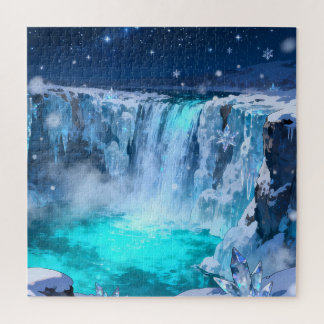 Puzzle de la cascade de cristal gelé