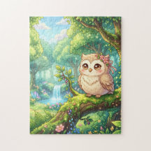 Puzzle de la chouette forestière
