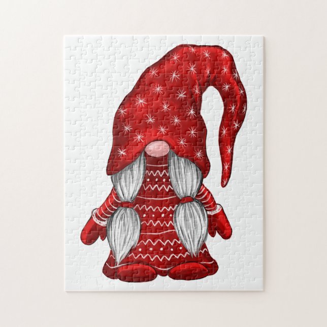 Puzzle de la fille rouge (Vertical)