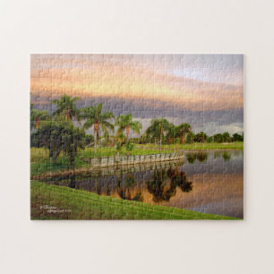 Puzzle de la Floride de coucher du soleil de