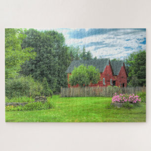 puzzle de la grange de pays