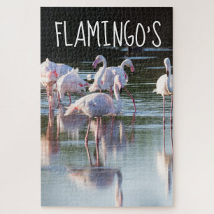 Puzzle de la nature du flamant rose