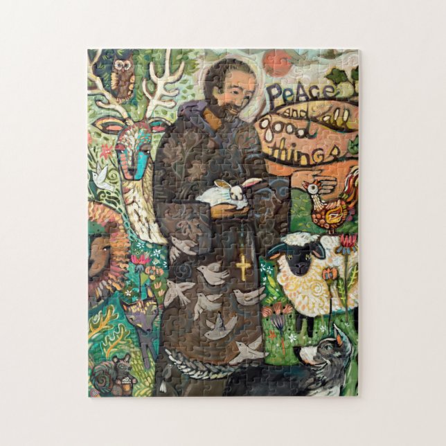 Puzzle de la paix de St. Francis (Vertical)