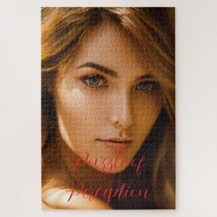 Puzzle de la perception Belle fille Puzzle