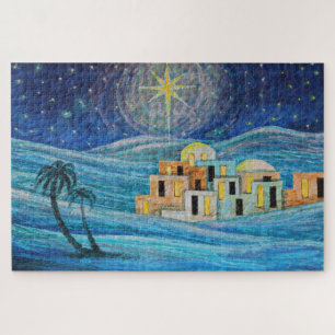 Puzzle de la petite ville de Noël Star