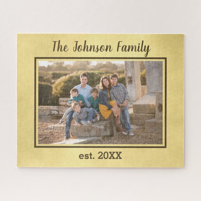 Puzzle de la photo de famille de charme (Horizontal)