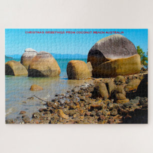 Puzzle de la plage de noix de coco en Australie