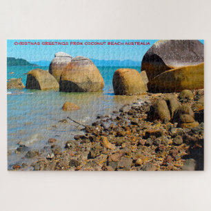 Puzzle de la plage de noix de coco en Australie