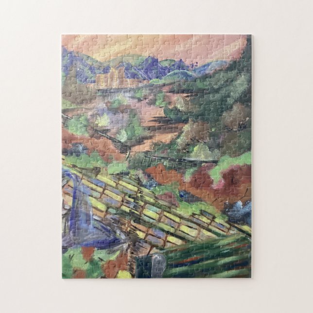 Puzzle de la promenade urbaine (Vertical)