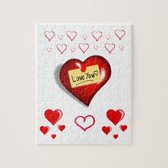 Puzzle de la Saint Valentin (Vertical)