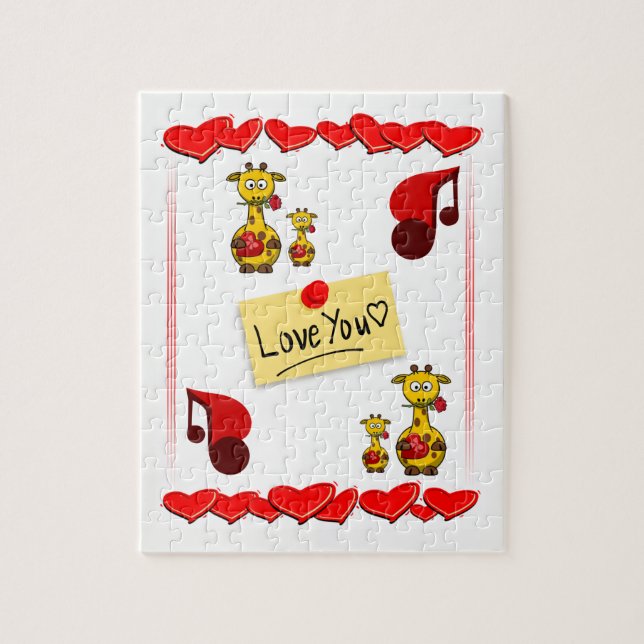 Puzzle de la Saint Valentin (Vertical)