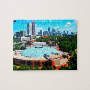 Puzzle de la skyline d'Atlanta Géorgie