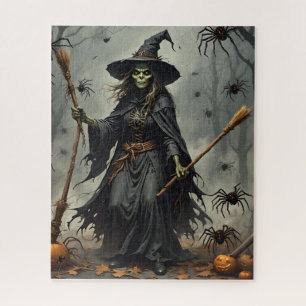 Puzzle de la sorcière effrayante