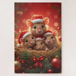 Puzzle de la souris de Noël
