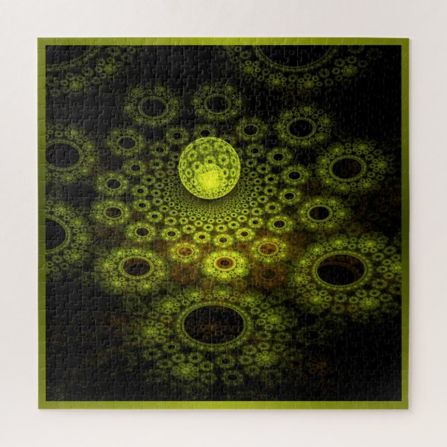 Puzzle de la sphère jaune (Vertical)
