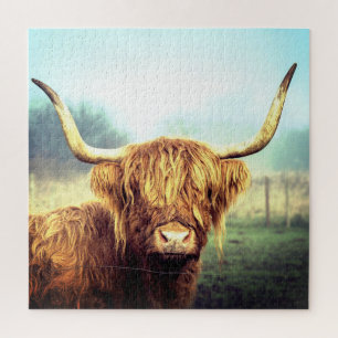 Puzzle de la vache à longue corne