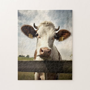 Puzzle de la vache agricole