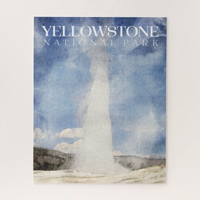 Puzzle de la vieille foi, Yellowstone Jigsaw Puzzl (Vertical)