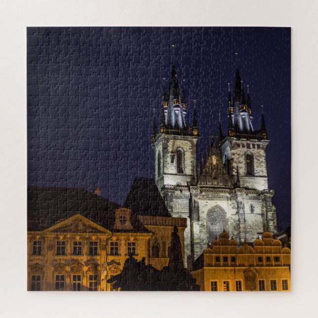 Puzzle de la vieille ville Carré Prague (Vertical)