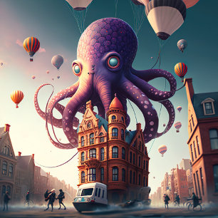 Puzzle de la ville d'Octopus