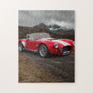 Puzzle de la voiture de sport rouge