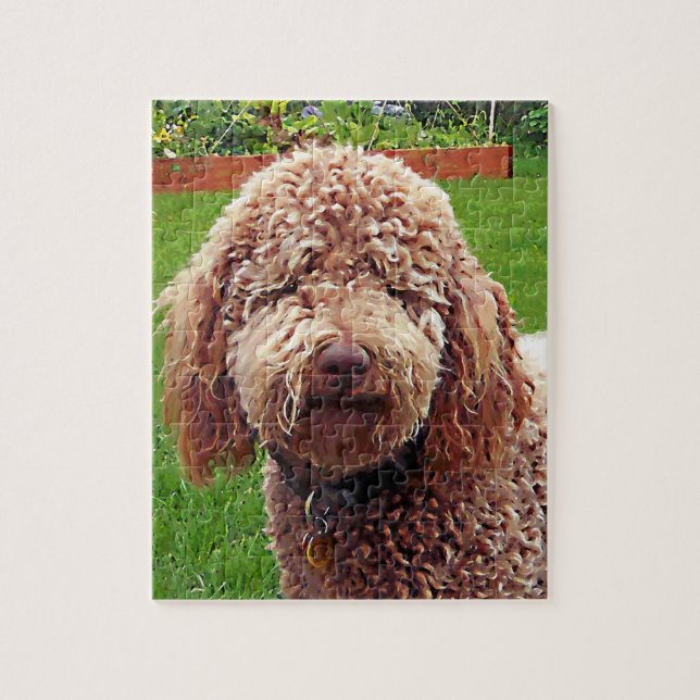 Puzzle de Labradoodle "Stella" (Vertical)