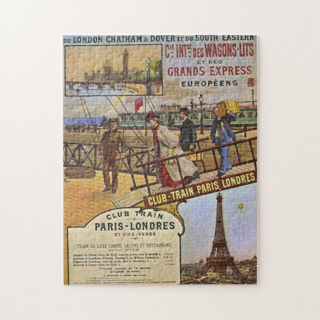 Puzzle de l'affiche ferroviaire vintage (Vertical)