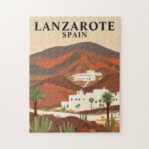Puzzle de Lanzarote en Espagne, scène de voyage vi