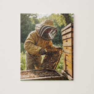 Puzzle de l'apiculteur et de la ruche