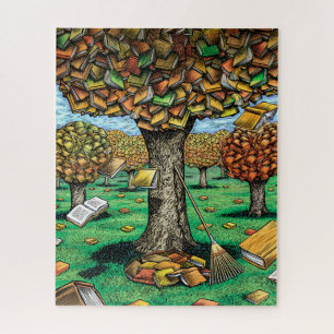 Puzzle de l'arbre du livre