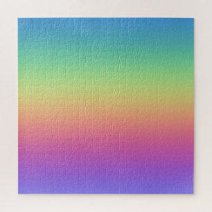 Puzzle de l'arc-en-ciel dégradant