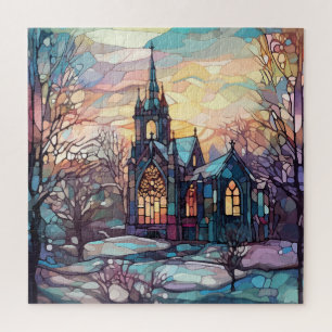 Puzzle de l'église en verre