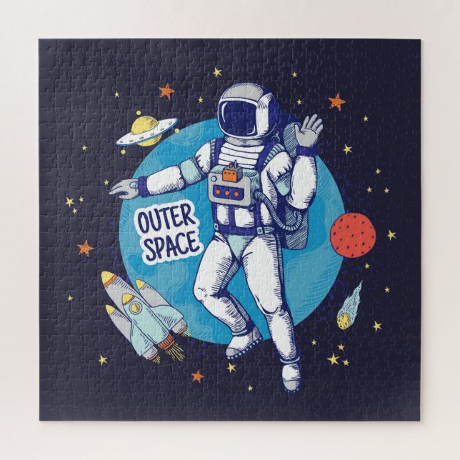 Puzzle de l'espace extra-atmosphérique (Vertical)