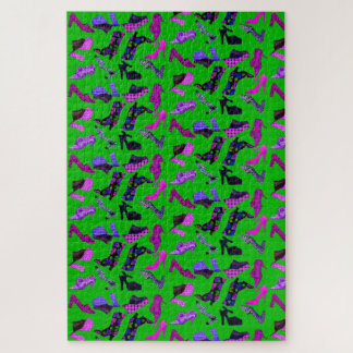 Puzzle de l'histoire de chaussures