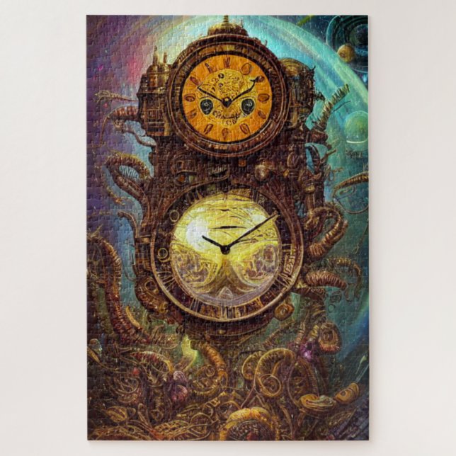Puzzle de l'horloge cosmique (Vertical)