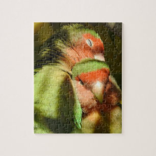 Puzzle de l'oiseau rose