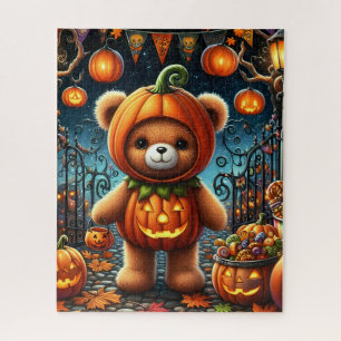 Puzzle de l'ours en peluche d'Halloween