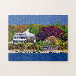 Puzzle de maisons d'été de la Nouvelle Angleterre