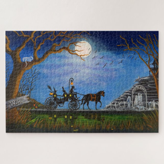 Puzzle de mariage de Halloween (Horizontal)