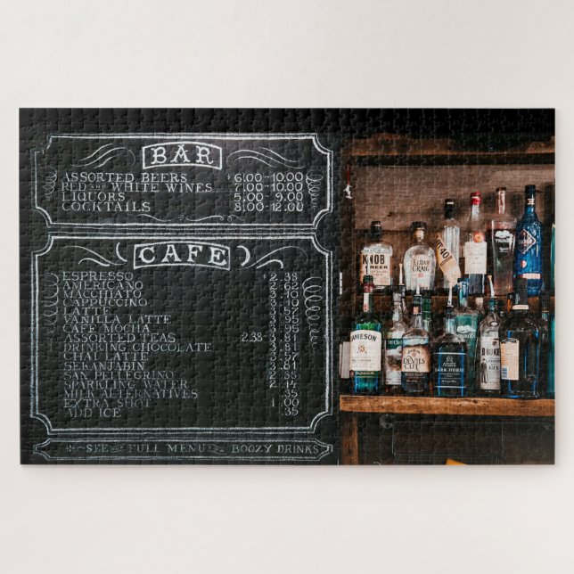 Puzzle de menu Barre de tableau (Horizontal)