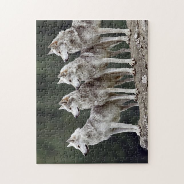 Puzzle de meute de loups (Vertical)