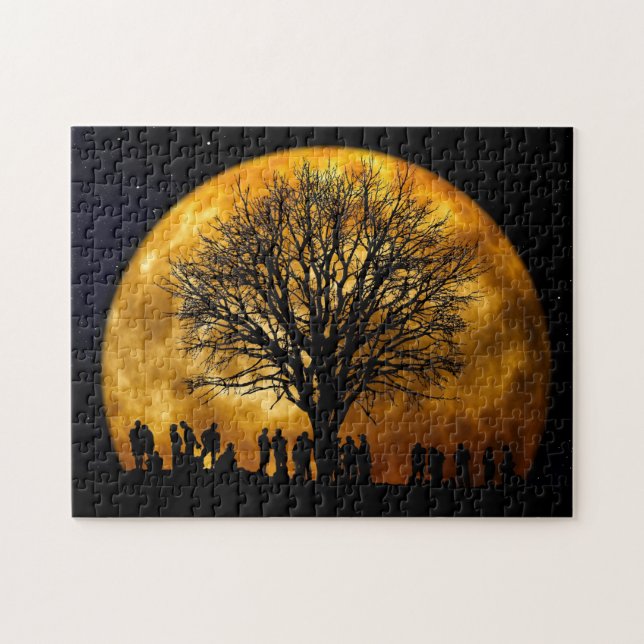 Puzzle de minuit Pleine lune (Horizontal)