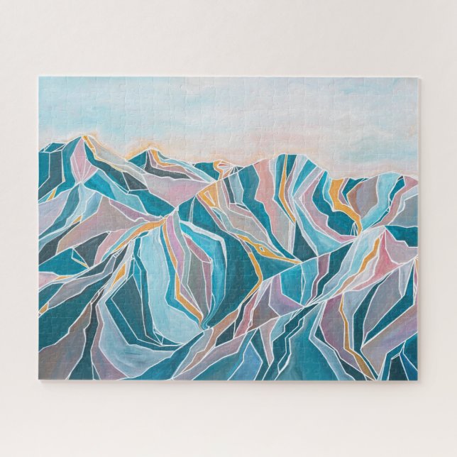 Puzzle de montagne moderne (Horizontal)