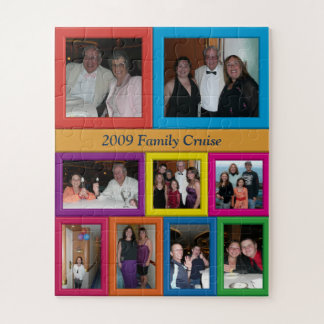 Puzzle de morceau du collage 56 colorés de photo