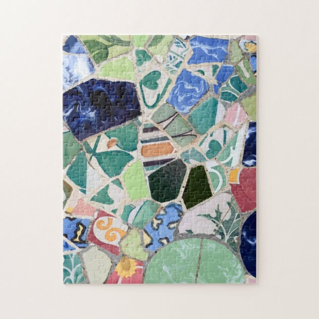 Puzzle de mosaïques de Guell de parc (Vertical)