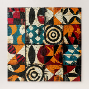 Puzzle de motif tribal africain