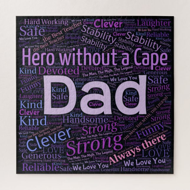 Puzzle de mots papa (Vertical)