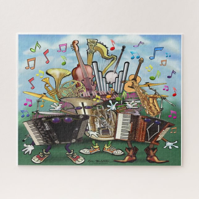 Puzzle de musique (Horizontal)